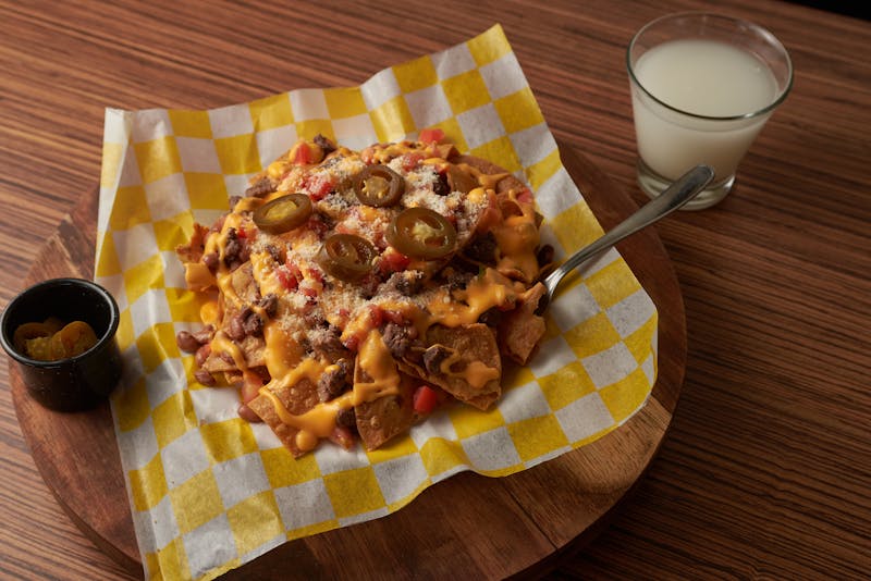 Sweet Pork Burrito with sweet pulled pork and toppings